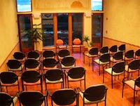Gallery Photo of group room set up for presentation