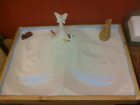 Gallery Photo of A sample of a sandtray scene.