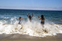 Gallery Photo of Participants enjoy daily trips to the beach for walks, swimming, paddleboarding and surfing.