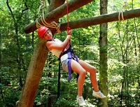 Gallery Photo of Climbing and adventure therapy are available as part of the Teen Athlete Program.