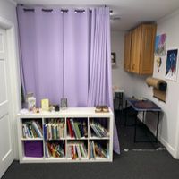 Gallery Photo of Art therapy corner and seating area