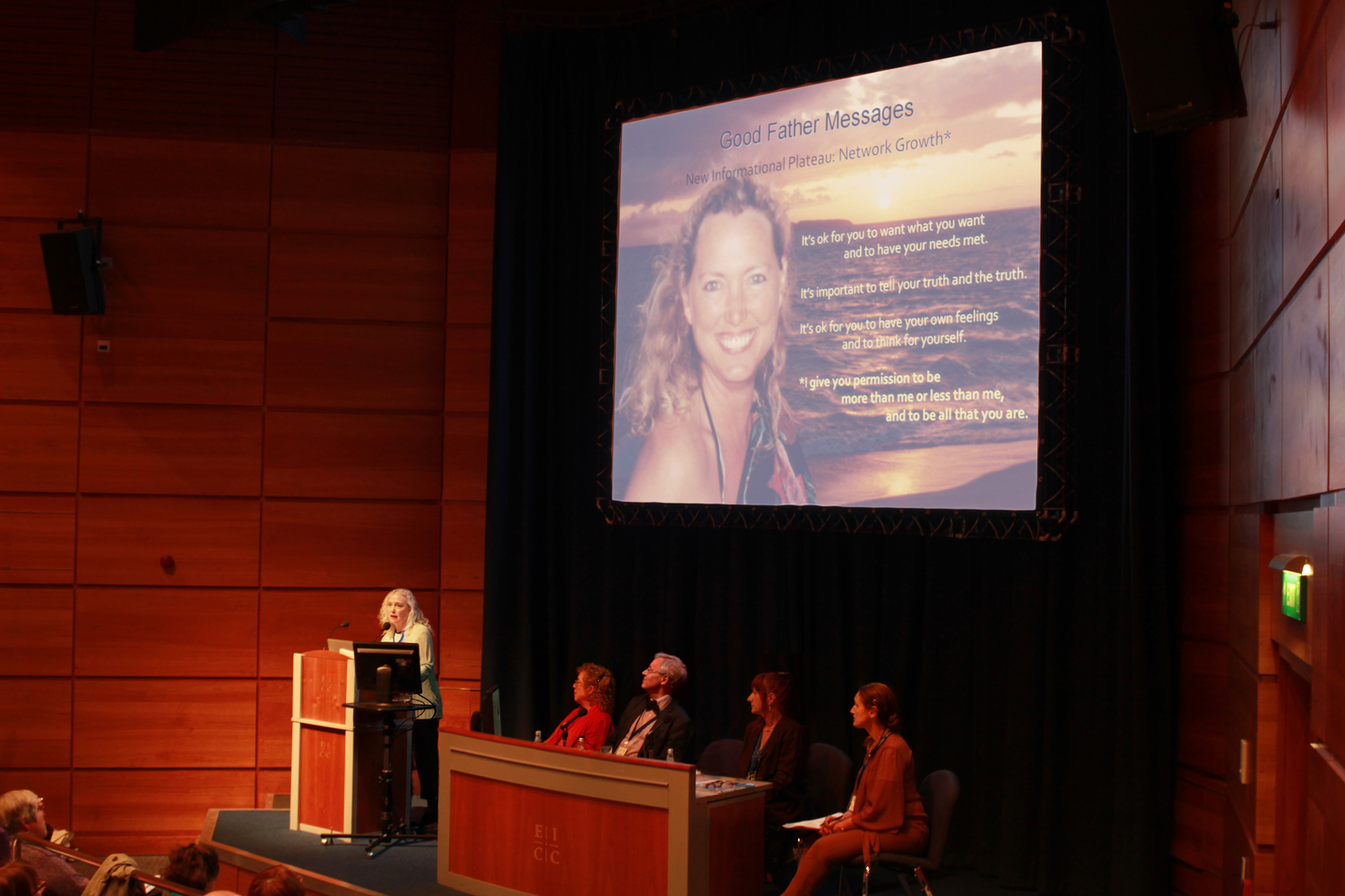 Gallery Photo of Presenting at the Edinburgh International Conference Center - 2014