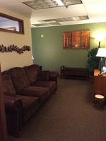 Gallery Photo of Worried about sitting in the lobby of an office building? Don't! We have our own private waiting room (with a big couch!).