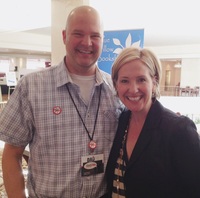 Gallery Photo of Jeff and the amazing Brene Brown - briefly hanging out before her keynote in 2011 in Texas.