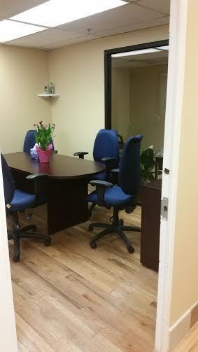 Gallery Photo of Our office also features a conference room to accommodate non-therapeutic services or meetings requiring a more formal setting.