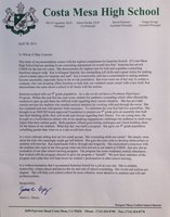 Gallery Photo of CMHS - Letter of recommendation