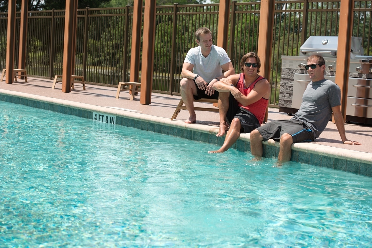 Gallery Photo of We believe that our patients needs some recreation as well! Pool time is available daily!