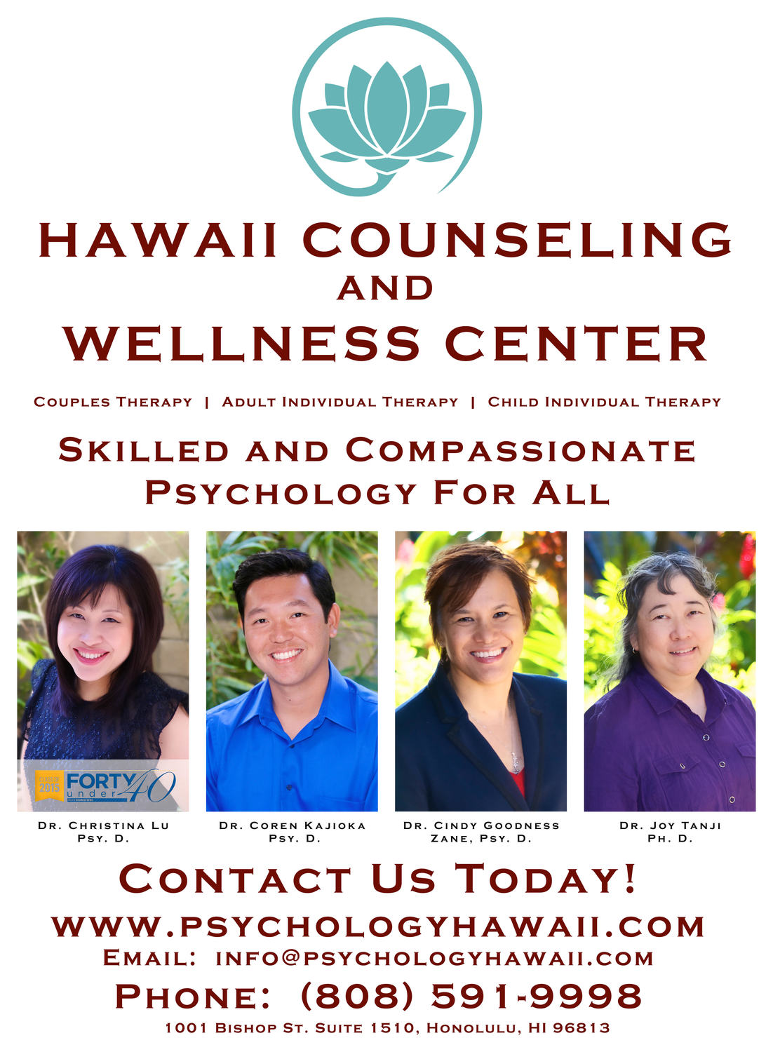 Coren Kajioka, Psychologist, Honolulu, HI, 96813 Psychology Today