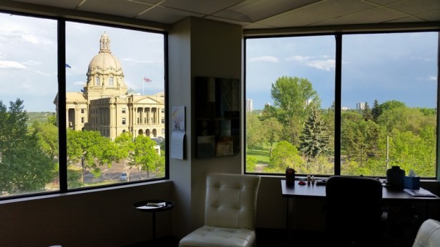 View of the Alberta Legislature building