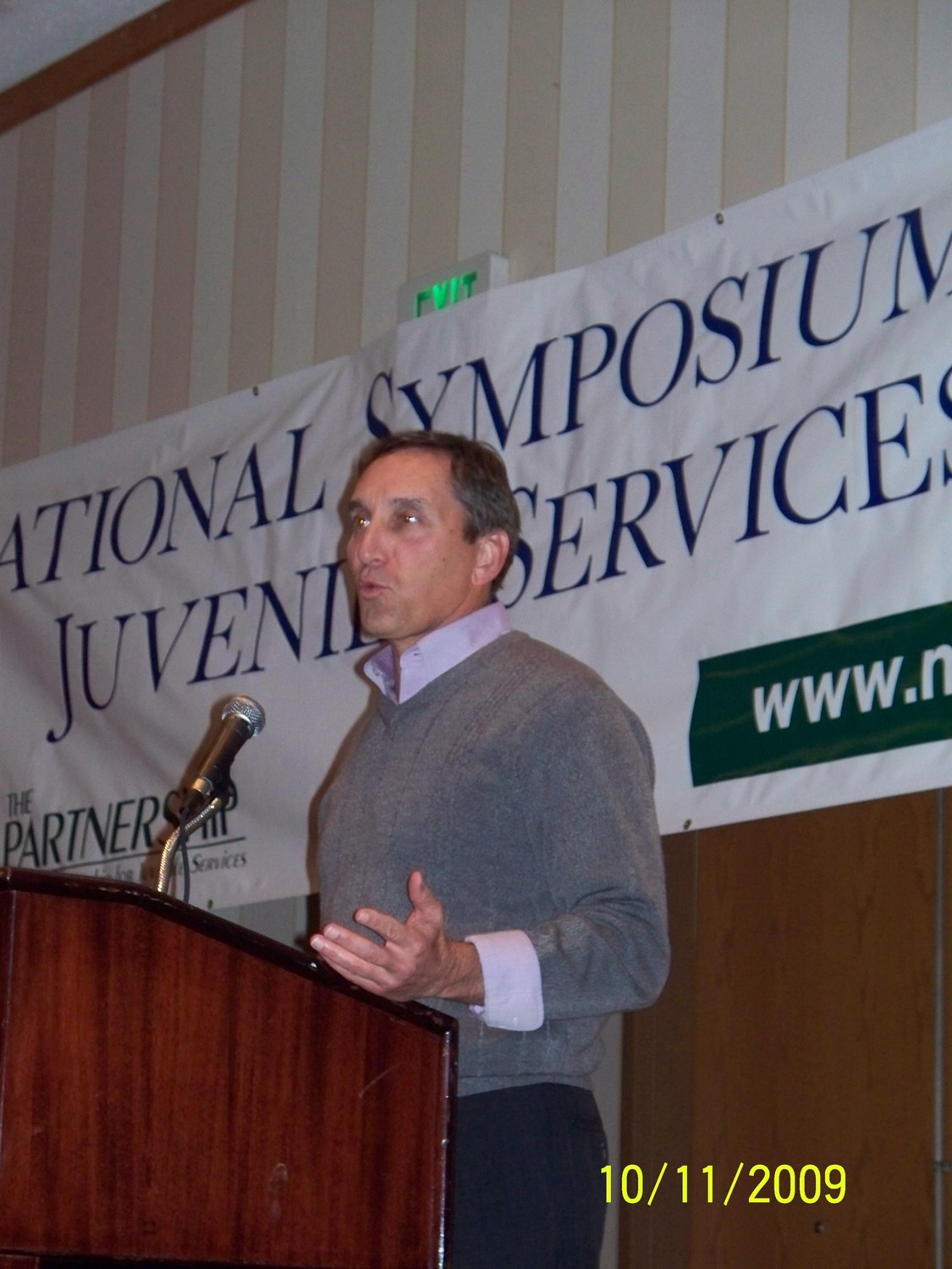 Gallery Photo of Mark is invited to speak at national professional conferences.