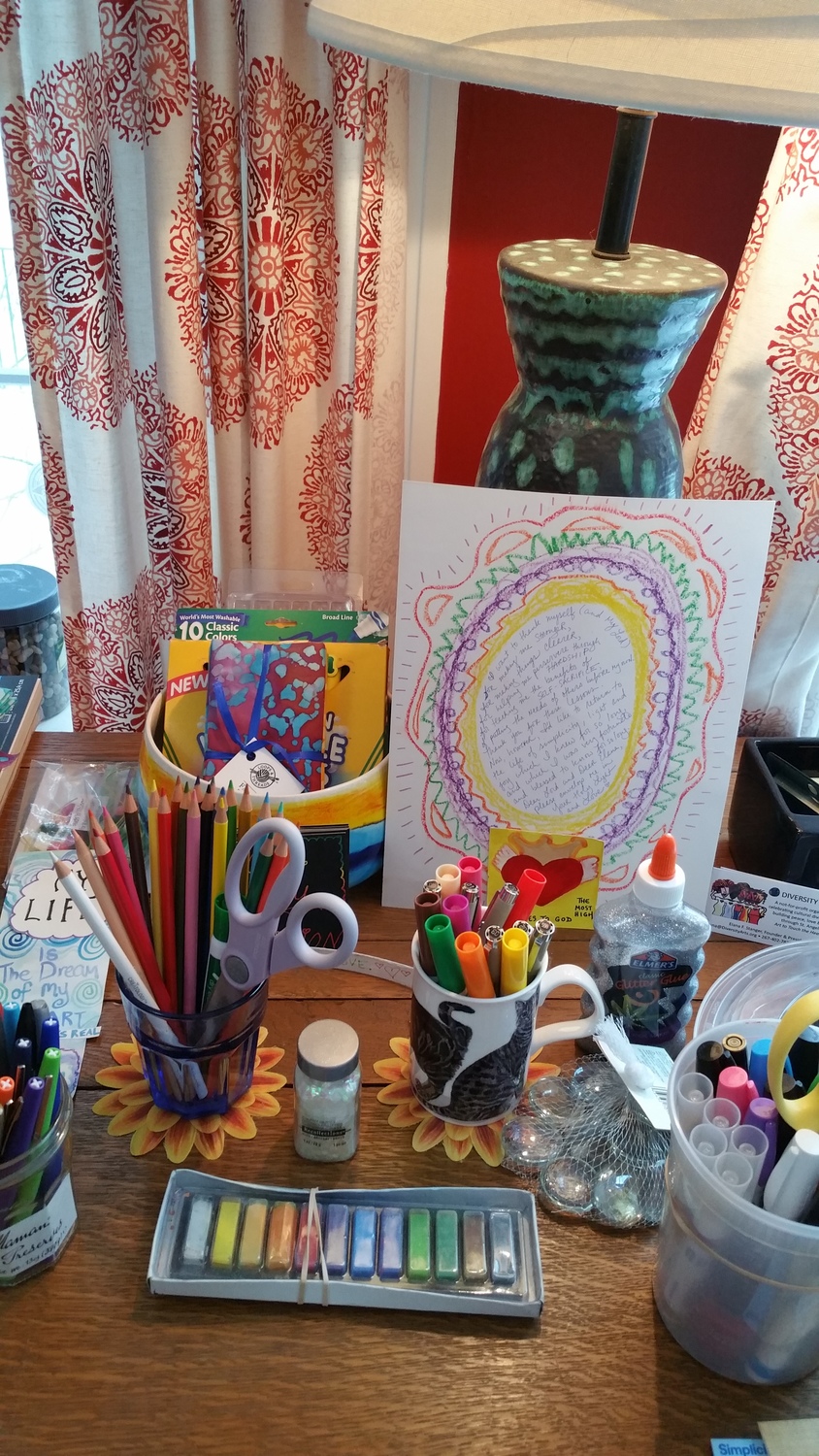 Gallery Photo of Including art in the therapeutic process, whether painting or collage, poetry or movement, may yield very positive results for healing.