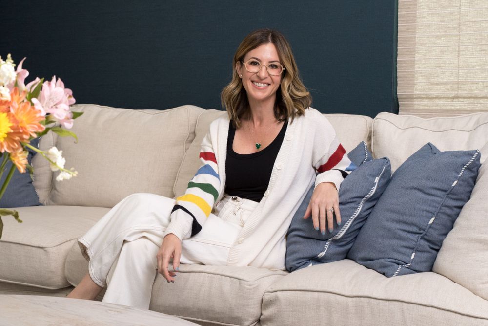 Rebecca creates a safe and cozy environment in her office.