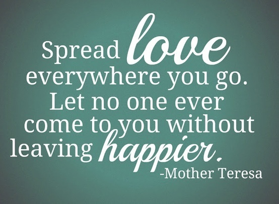 Spread Love Everywhere You Go – Walexmarceva's Blog
