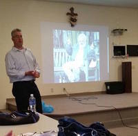 Gallery Photo of Tim lecturing to Village of Williamsville