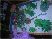 Gallery Photo of A small child enacting and subsequently transforming trauma in the sand tray