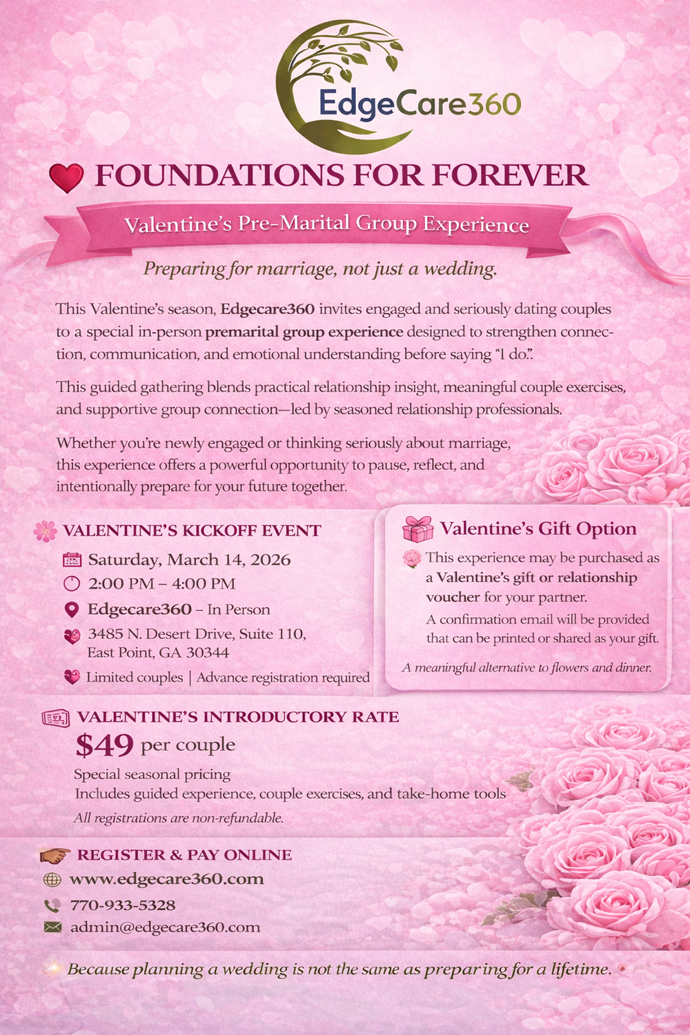 Pre Marital Counseling Special 