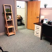 Gallery Photo of Waiting room, door to therapy office