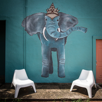 Gallery Photo of Back Entrance, Elephant Mural