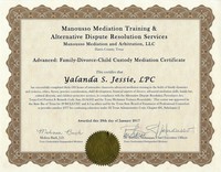 Gallery Photo of Pearl Jessie is certified in Advanced Family - Divorce - Child Custody Mediation
