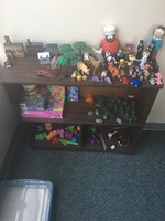 Gallery Photo of Some of the toys used for play therapy.  We have sand tray and group building social skill activities in the spring / summer.