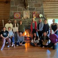 Gallery Photo of This is a meditation group I facilitated at The Feathered Pipe in Montana (Please note these people gave written consent for this photo)