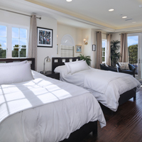 Gallery Photo of One of the shared bedrooms at our women's home in Newport Heights, CA.