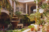 Gallery Photo of The interior courtyard of Corinth Gardens