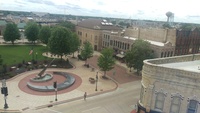 Gallery Photo of View from my office of Opera House Square, the Sundial and the Grand Opera House.