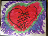 Gallery Photo of We use art making to heal the wounded parts of our hearts