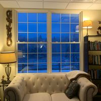 Gallery Photo of My office on a winter evening.