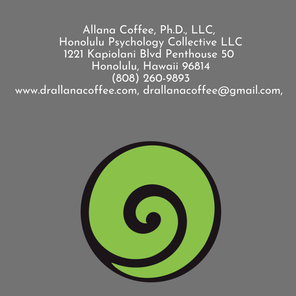 Dr. Allana Coffee, PhD, Psychologist, Honolulu, HI, 96814 Psychology