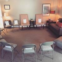 Gallery Photo of Another view of room set up for a group or class