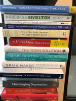Gallery Photo of Some of my influences in psychiatry and functional medicine. Challenging Depression is a book I wrote in 2010