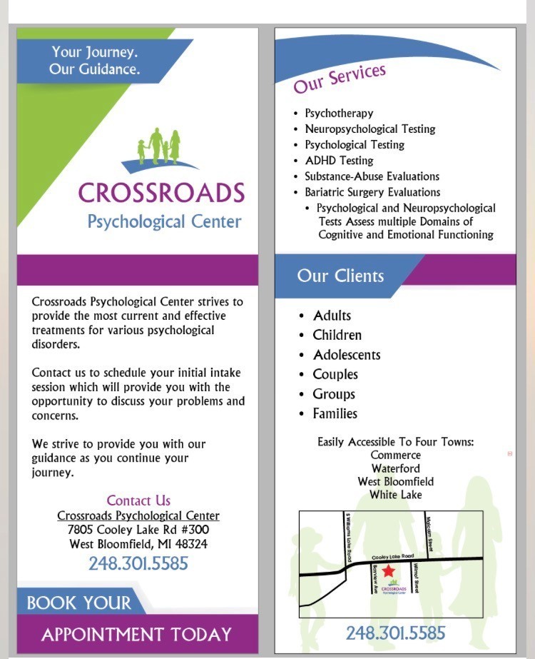 Crossroads Psychological Center, Limited Licensed Psychologist, West