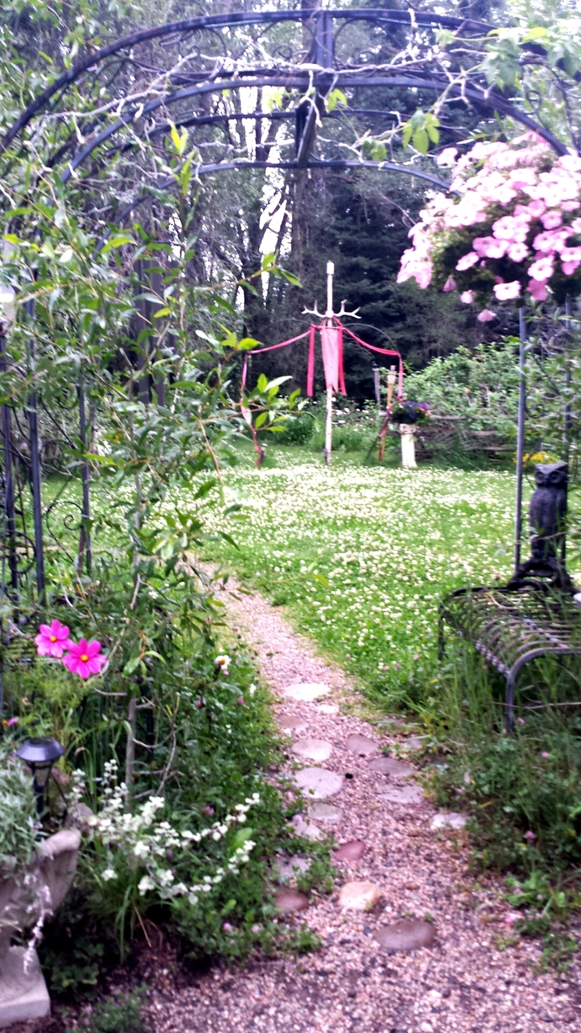 Gallery Photo of Path to Discovery, entering my home office and yard