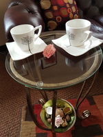 Gallery Photo of Specialty tea, coffee, or hot chocolate is a great way to relax during sessions online, by phone, in-person at a retreat or workshop