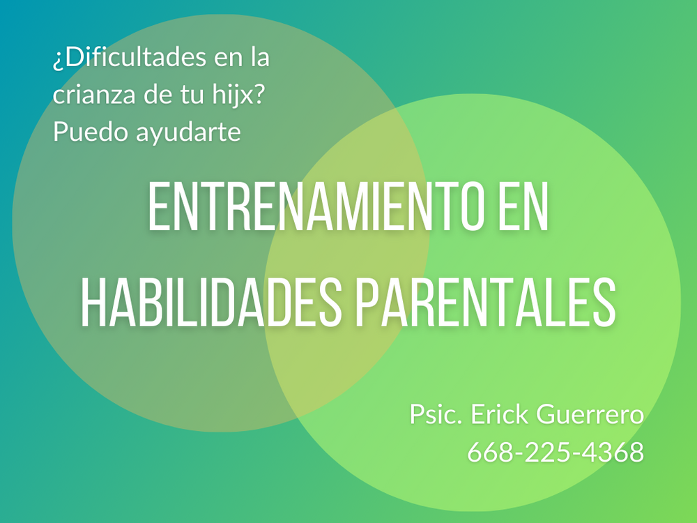 Frente a los problemas en el manejo del comportamiento infantil el entrenamiento en habilidades parentales es una alternativa eficaz.