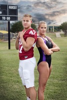 Gallery Photo of My daughter-LSU gymnast 2010-2014, and my son, 2016-2019, OU punter. Both have graduated and on their own. My daughter is the mother to my 2 grands!