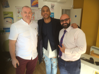 Gallery Photo of BBC  - Westminster Community Services with Reggie Yates