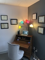 Gallery Photo of Telehealth and in-office (with masks) appointments available. Therapist vaccinated against Covid-19.