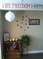 Gallery Photo of Our peaceful suite is decorated with messages of hope and reflects our belief that you can achieve true, lasting healing.