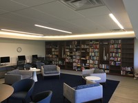 Gallery Photo of Our library offers a quiet relaxing space to read or do research.
