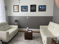Gallery Photo of The office is a quiet and light-filled place for contemplation, processing and healing.