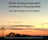 Gallery Photo of Learn to Focus and Companion. Therapists can explore bringing Focusing to their practice. I am a Registered teacher with the British Focusing Assoc.