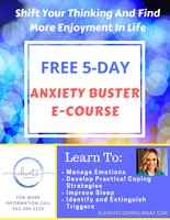 Gallery Photo of Losing Time and Energy to Anxiety? Support is here! Take my free 5-Day Anxiety Buster E-Course. Sign up: elevatecounselingaz.com