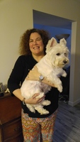 Gallery Photo of Alyse and her Lacy dog