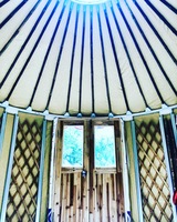 Gallery Photo of Our Family Yurt. Do you have a personal space for meditations, setting intentions, and reflecting?