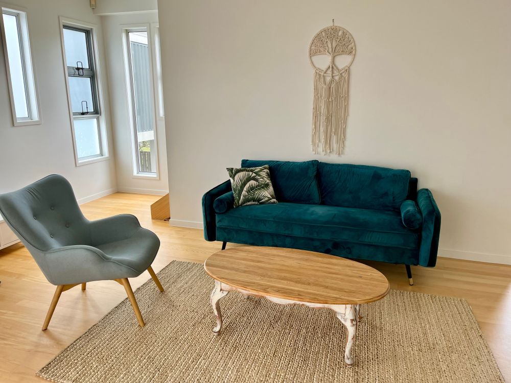 My beautiful open and airy counselling space. 