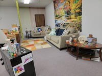 Gallery Photo of Our suite is divided into talk and play areas.  This is the talk area.