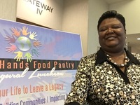 Gallery Photo of LaDonna Turner, LCSW supports the Helping Hands Food Pantry in St. Louis, MO.